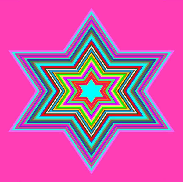 Ron Agam, Star of David in Rose, 2022