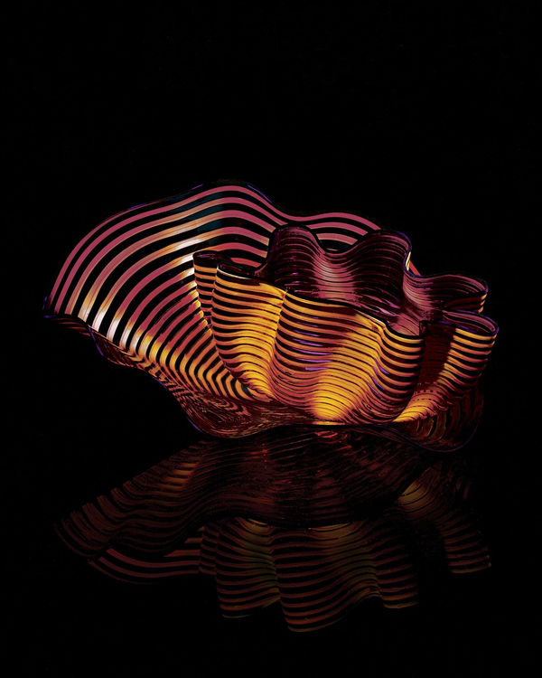 Dale Chihuly, Amber Plum Seaform Studio Edition # 205.cw2s.15, 2015