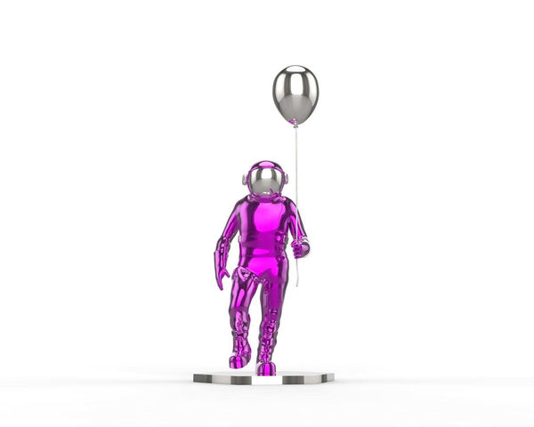 Brendan Murphy, Balloon Spaceman (pink), 2025