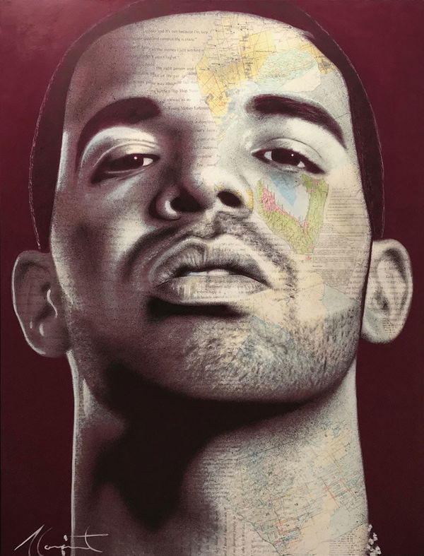 André Monet, Drake - rouge, 2018