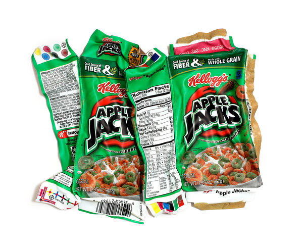 Paul Rousso, Apple Jacks Flattened, 2018