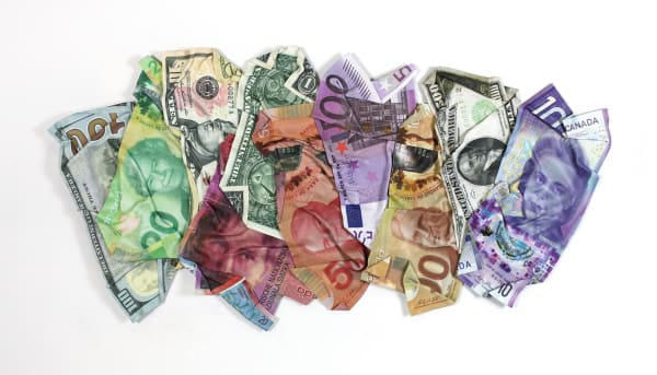 Paul Rousso, Colorful Cash, 2022