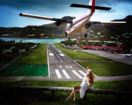 David Drebin, Risky Landing - Lenticular, 2024