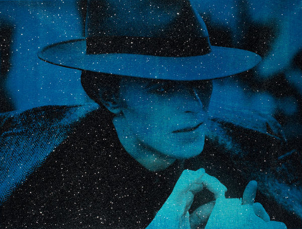 Russell Young, David Bowie (Fame Electric Blue), 2019