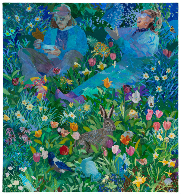 Raana Lehtinen Sunnuntai, 2025 Oil on canvas 140 x 130 cm 55 1/8 x 51 1/8 in