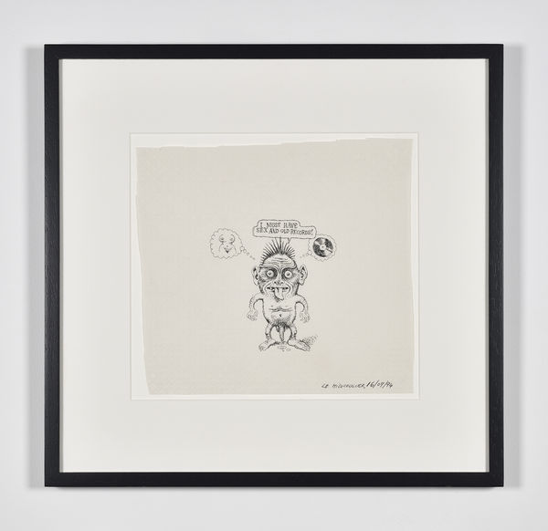 Robert Crumb, "I must have sex and old records", 1994