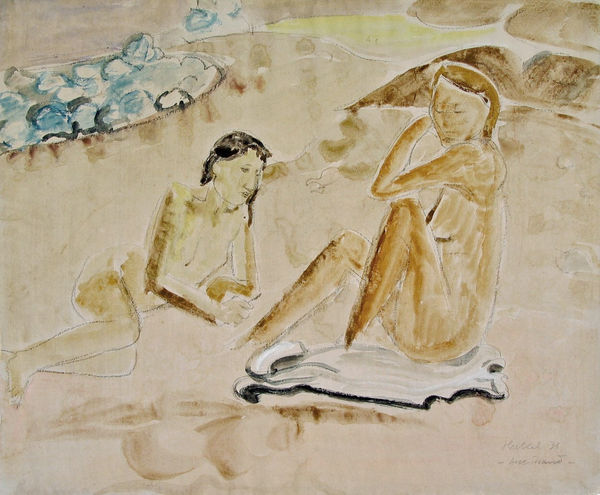 Erich Heckel, Am Strand, 1931