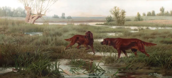 Boris Riabouchinsky, Setters à l'arrêt sur une bécassine