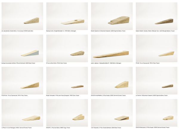 STEPHANE THIDET, Les formes du passage, 2015 Ed.complète de 16 photo, 2015