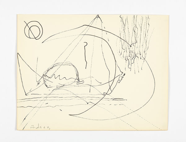 Etel Adnan, Untitled, c. 1960s