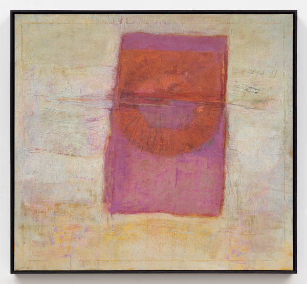 Sarah Grilo, Orange and mauve, 1963