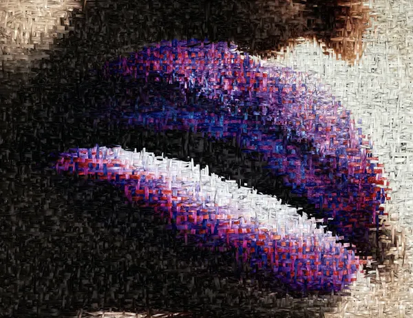 Martin Rondeau, Glow-Up – Indigo, 2025