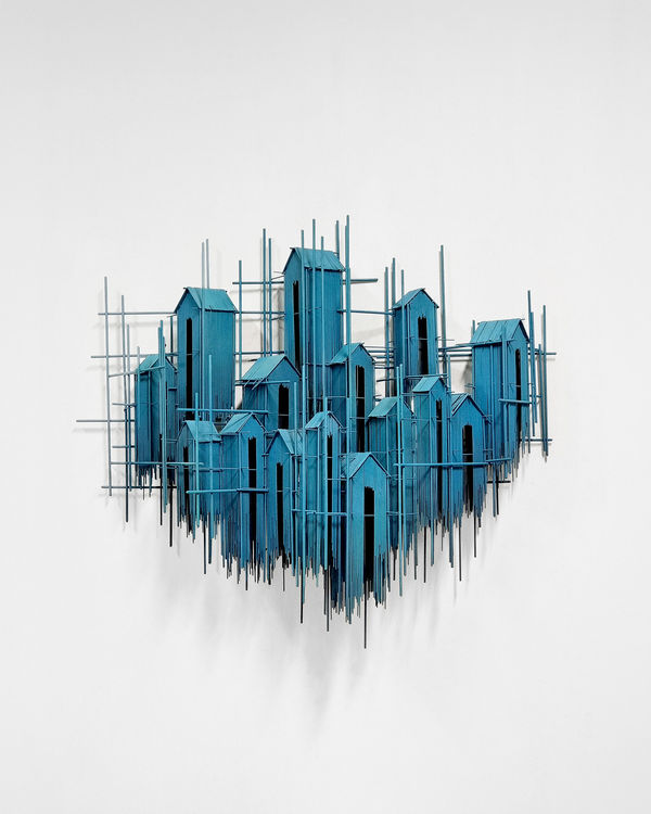 David Moreno, Floating favelas Azul Mediterraneo I, 2025