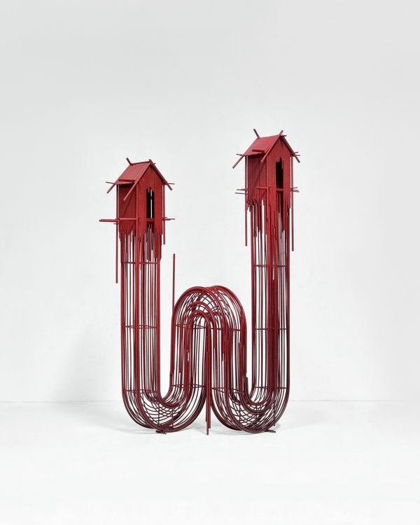 David Moreno, Weaving Connection / Stand, 2025
