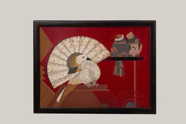 JEAN DUNAND, 'PIGEONS', c. 1923