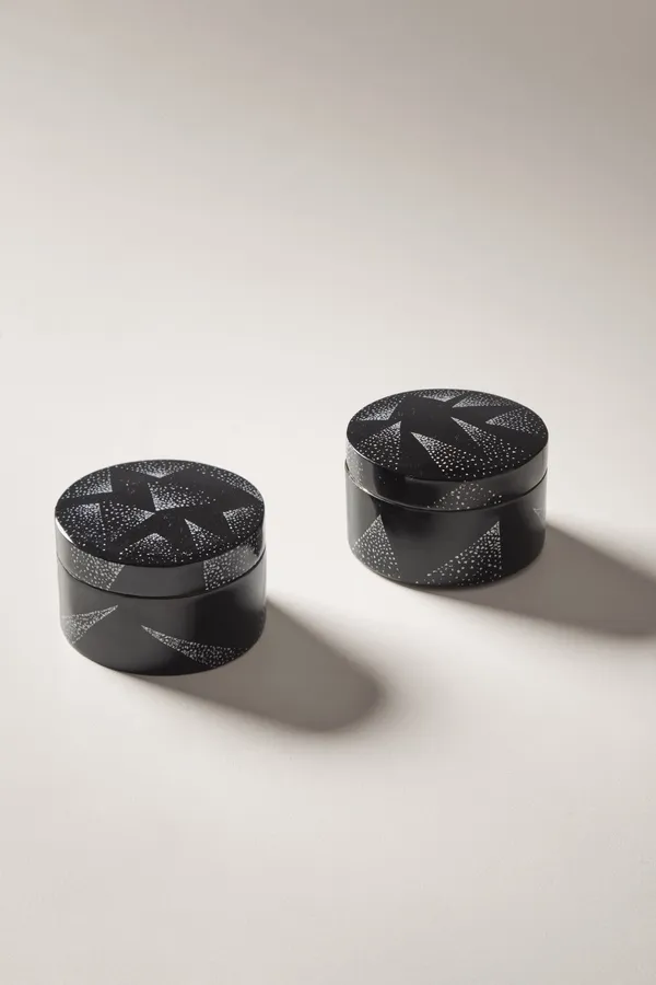 JEAN DUNAND, SET OF TWO BOXES, c. 1928