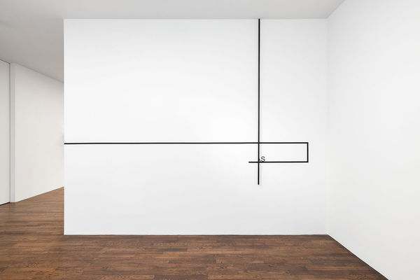 Peter Downsbrough, AS wall piece , 1993