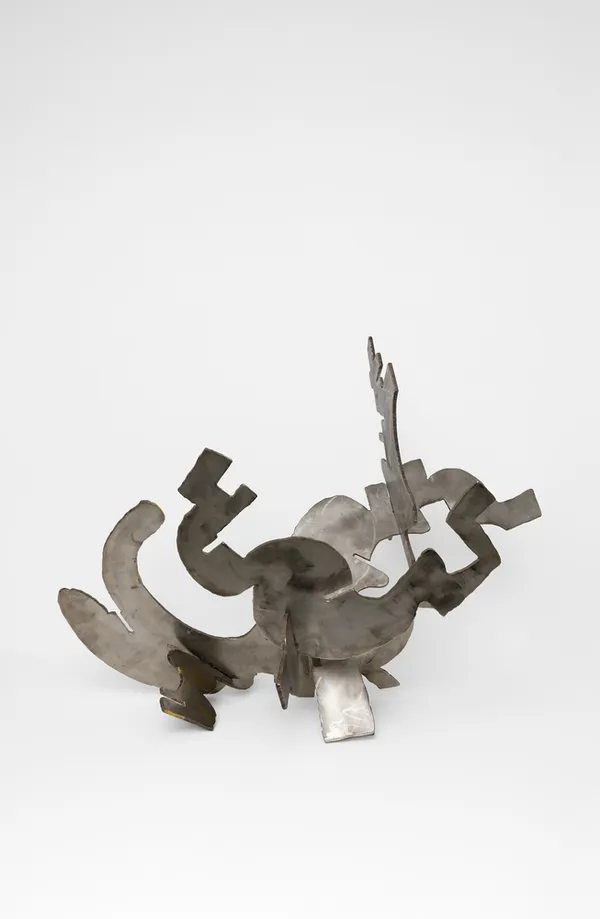 Mark Di Suvero Untitled Titane 66 x 89.5 x 6 cm 25.98 x 35.24 x 2.36 in
