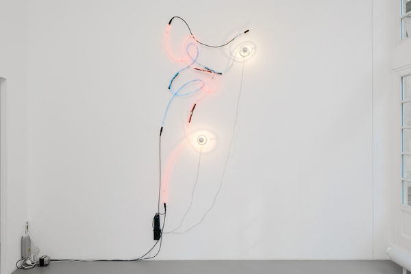 Keith Sonnier Neon Wrapping Incandescent I Néon et lampes incandescentes 244 x 147 x 23 cm 96.06 x 57.87 x 9.06 in
