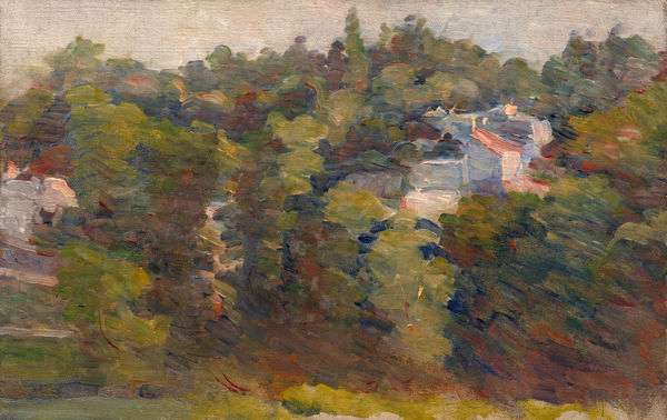 MARIE BRACQUEMOND, Petite vue de Sèvres, Circa 1885-1895