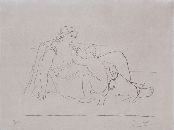 Pablo Picasso, Femme et enfant, 1923