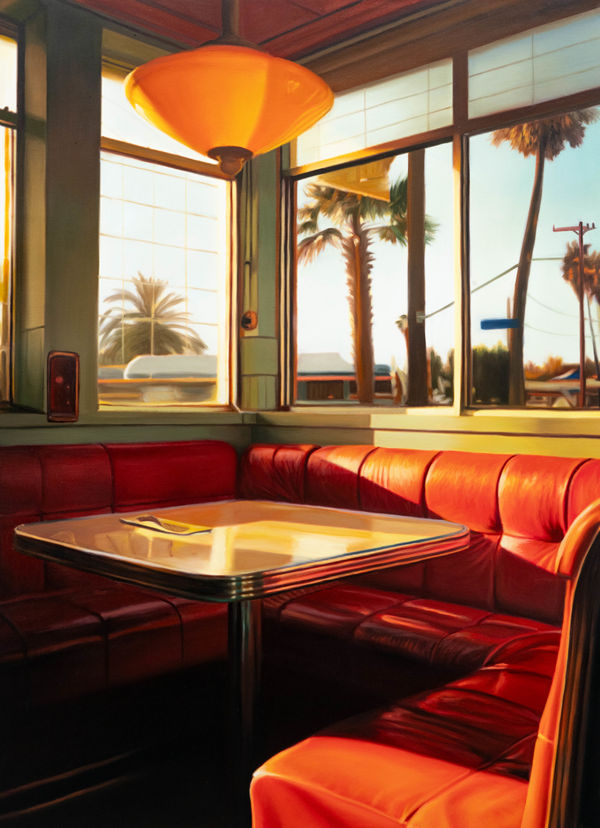 Yigal Ozeri, Warm light, 2024