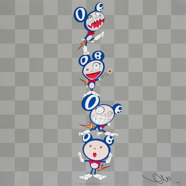 Takashi Murakami, DOB totem pole, 2000