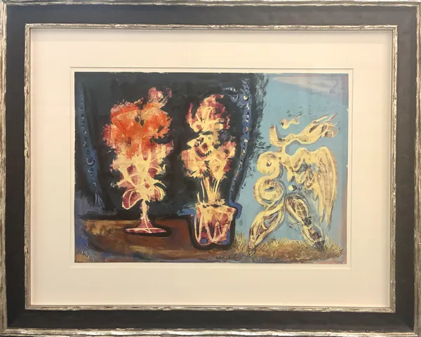 Karl Otto Götz, Blumen und Akt, 1949