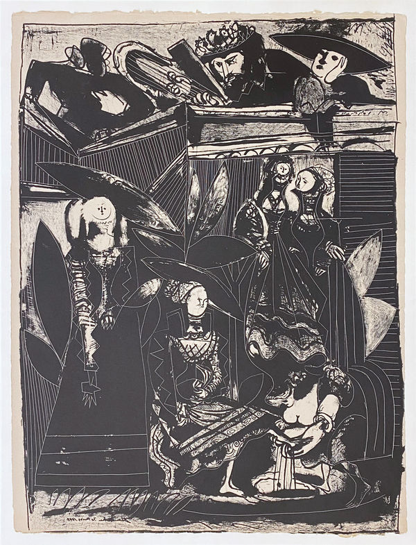 Pablo Picasso, David et Bethsabée (3. State ), 1947