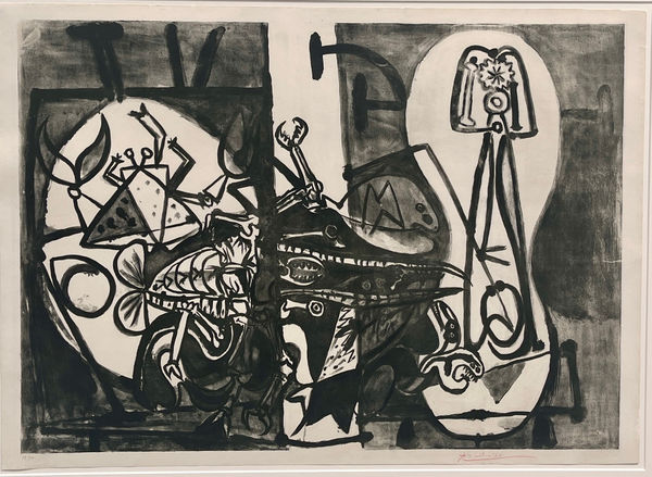 Pablo Picasso, Homards et poissons, 1949