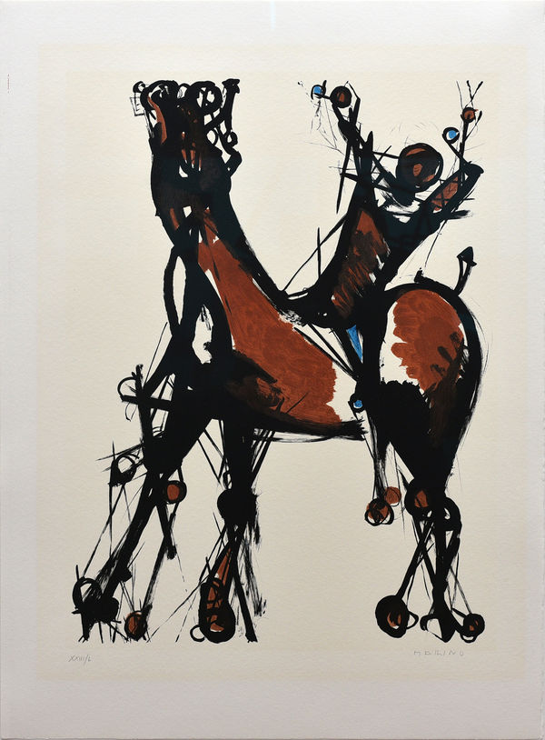 Marino Marini, Studio di cavaliere, 1976