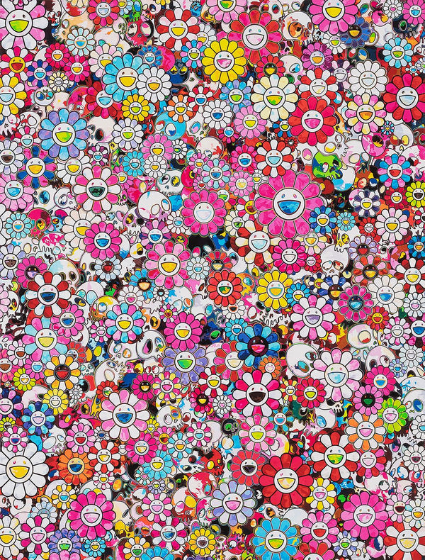 Takashi Murakami, Dazzling Circus Embrace Peace and Darkness within Thy Heart, 2016