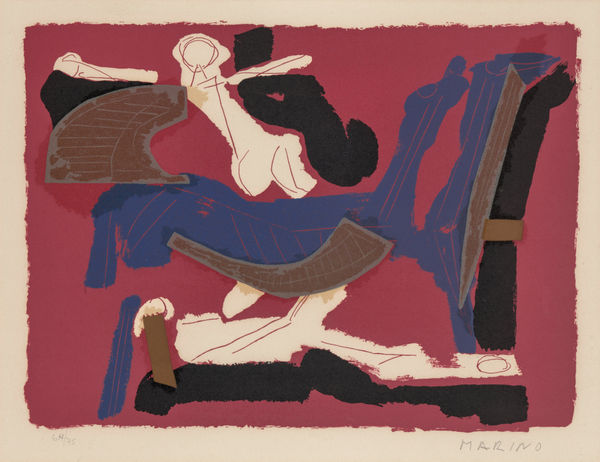 Marino Marini, Plate VI from Chevaux et Cavaliers, 1972