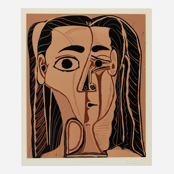 Pablo Picasso, Jacqueline au bandeau de face, 1962