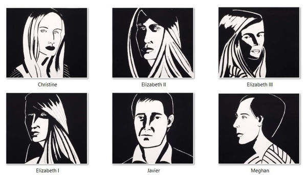 Alex Katz, Six Portraits album, 2013