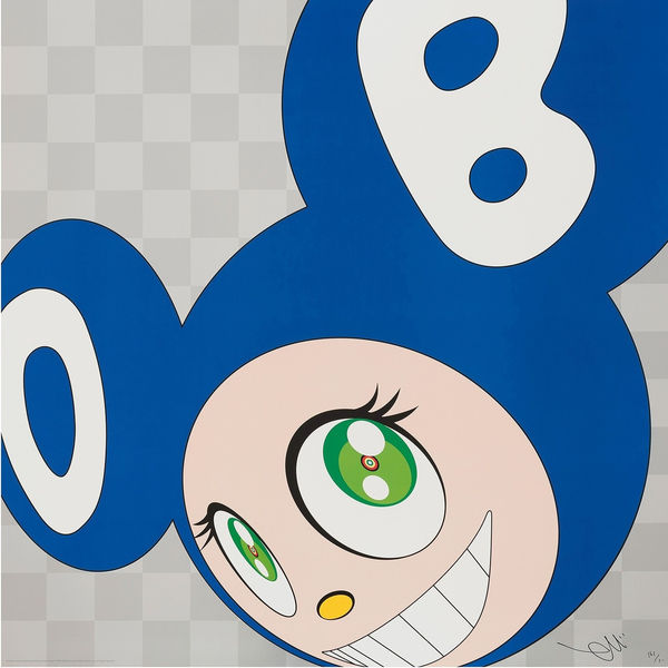 Takashi Murakami, And then and then and then and then and then (blue), 1999