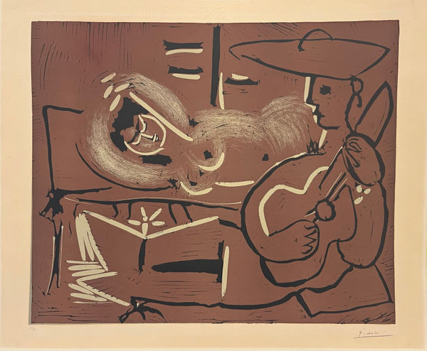 Pablo Picasso, L’Aubade, avec guitariste, 1959