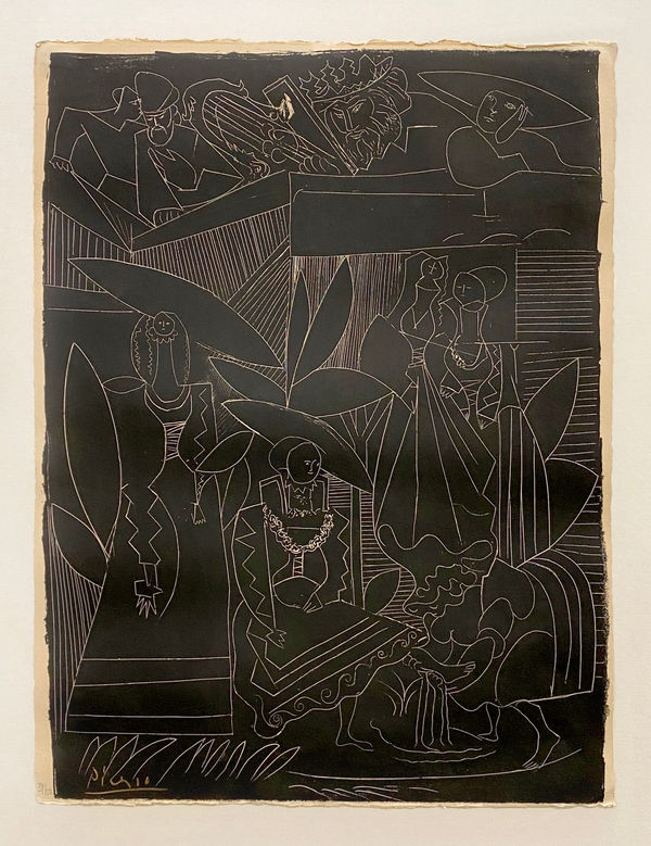 Pablo Picasso, David et Bethsabée (4. State ), 1947