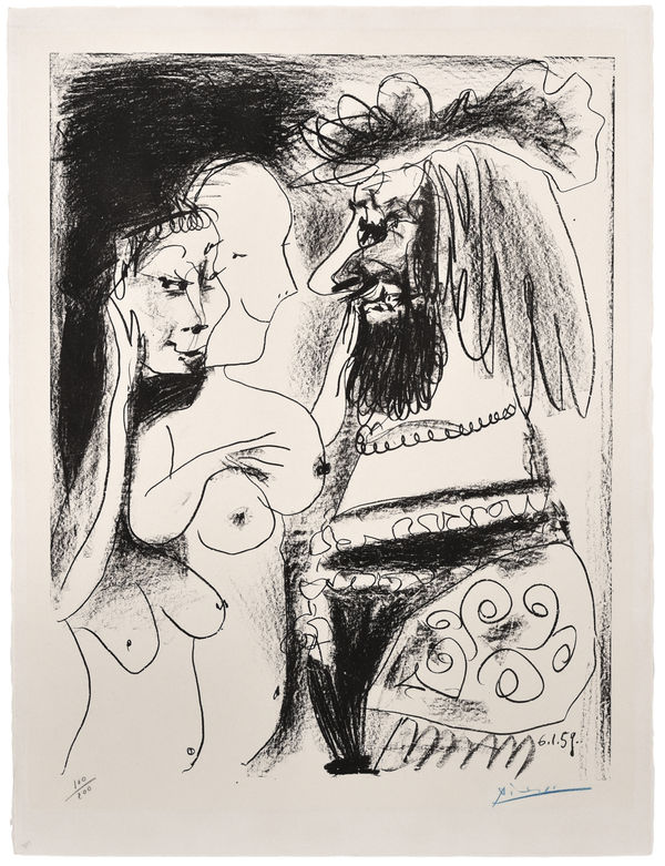 Pablo Picasso, Le vieux roi, 1959