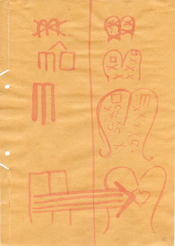 A.R Penck, Ohne titel, 1960's