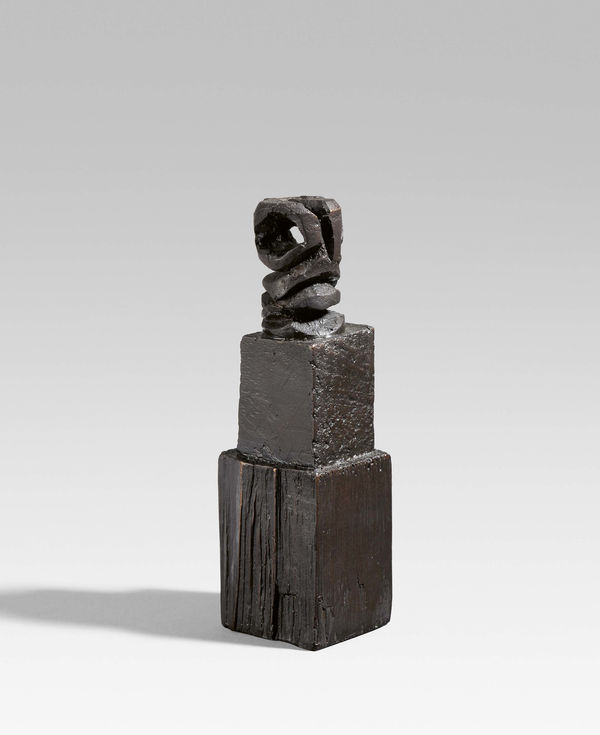 A. R. PENCK Untitled, 1994 Bronze with dark-brown patina 15 x 4,5 x 4,5 cm 5 7/8 x 1 5/8 x 1 5/8 in Edition of 6