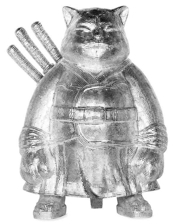 Hiro Ando, SamuraiCat DiamondsStrass Silver/ White