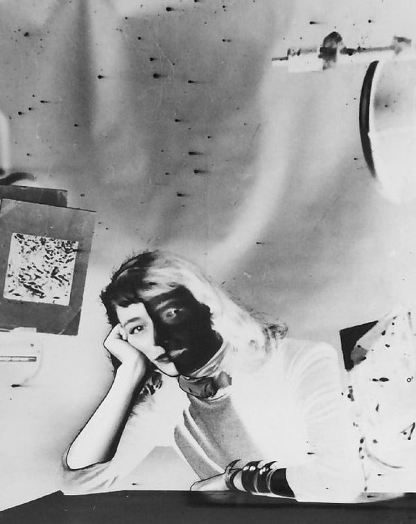 Erwin Blumenfeld, Solarised portrait of Natalia, 1940