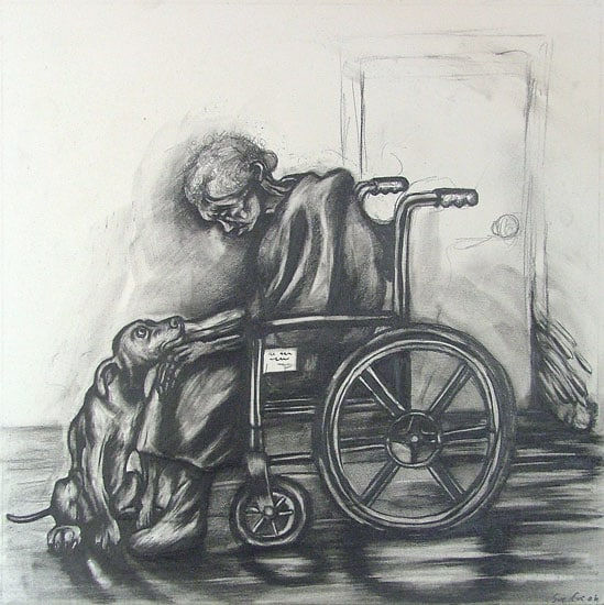 Untitled (Old Woman and Dog)