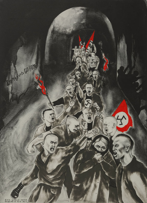 New World Order, Europe in the 90's: Immigrants GO HOME