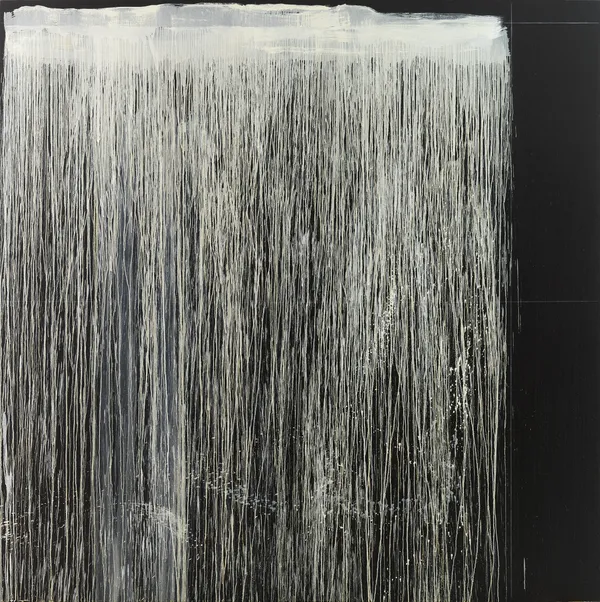 Pat Steir One Afternoon, 2021-22 oil on canvas 304.8 x 304.8 cm 120 x 120 in