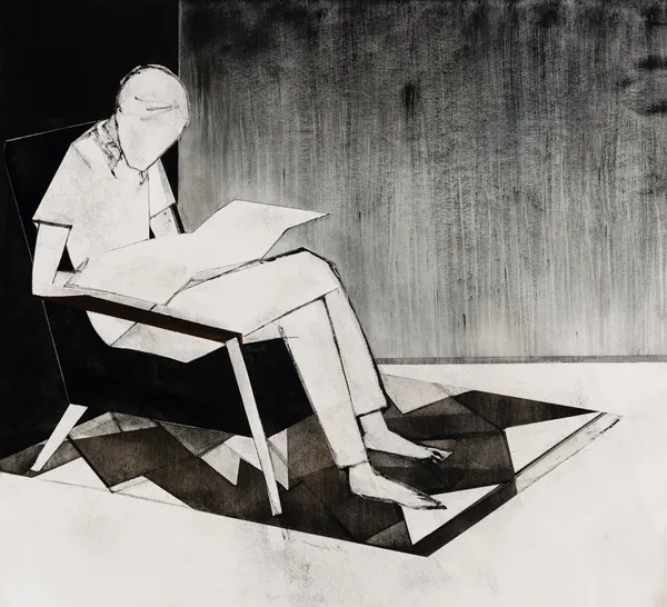 Iris Schomaker Untitled, 2026 watercolor and oil on paper 49.1 x 53.8 cm 19 3/8 x 21 1/8 in