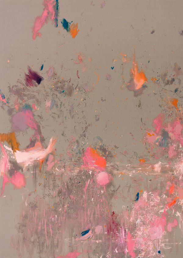 Michael Müller Sandlaufkäfer (DIE BEFREIUNG DER FORM AUS DEM SCHMERZ), 2020 acrylic and lacquer on Belgian linen 443 x 314 x 4.5 cm 174 1/2 x 123 2/3 x 1 3/4 in