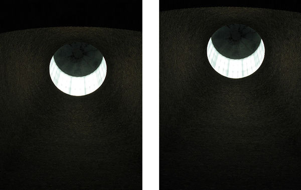 Juan Uslé Pozo y Luna #1 #2, Berlín, 2010 2 parts work , pigmented ink , Photo Rag Ultrasmooth 305g Hahnemühle 2 of 2 + 1 AP