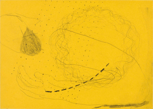 Z646_1994__Fremdkoerper__Bleistift_auf_Papier_21x29,7cm